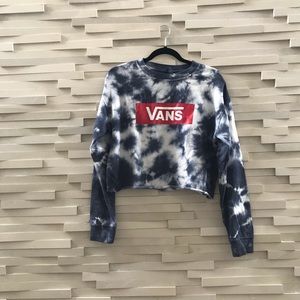 Vans Women’s tie dye cropped sweatshirt
